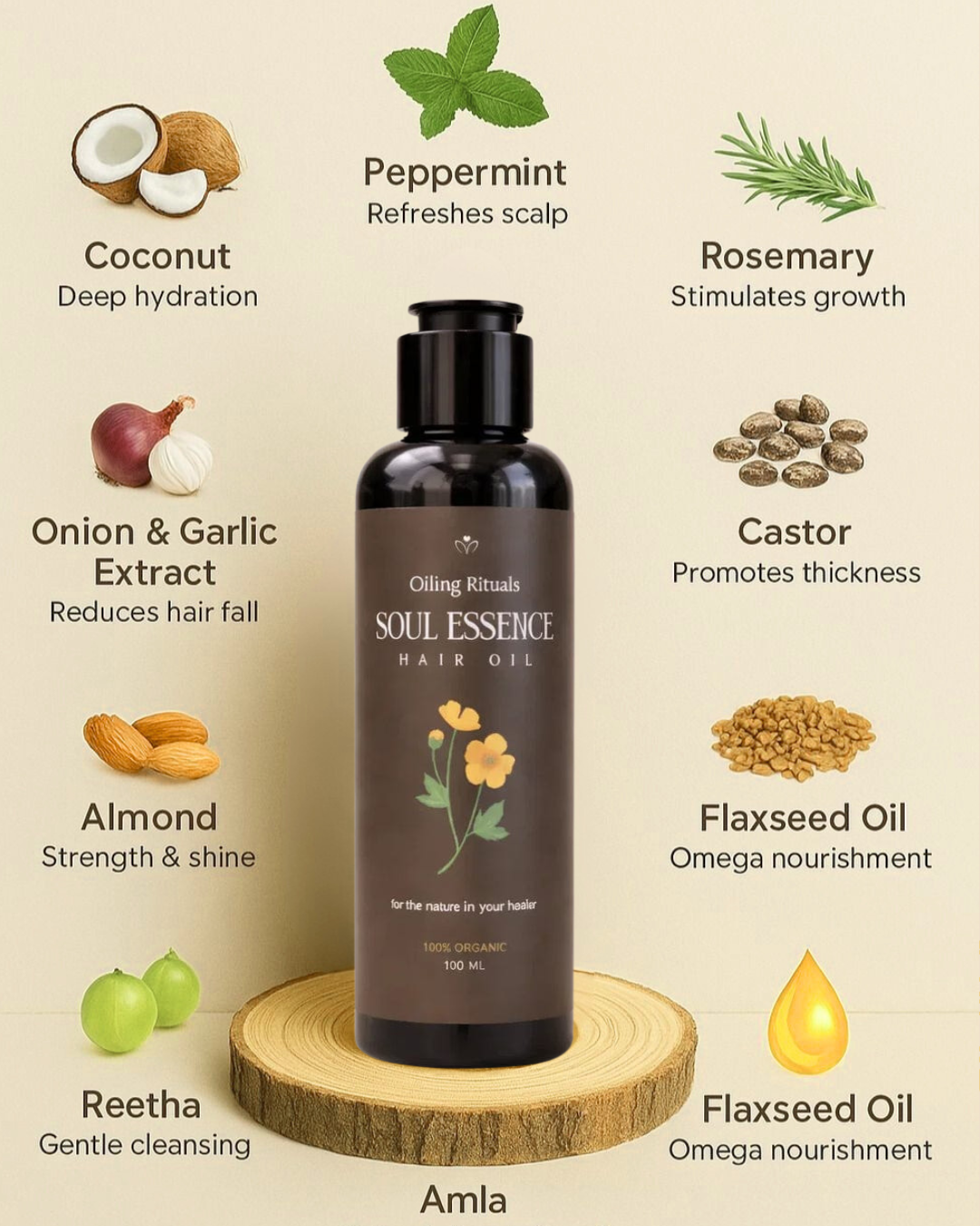 Organic Hair Growth Oil
