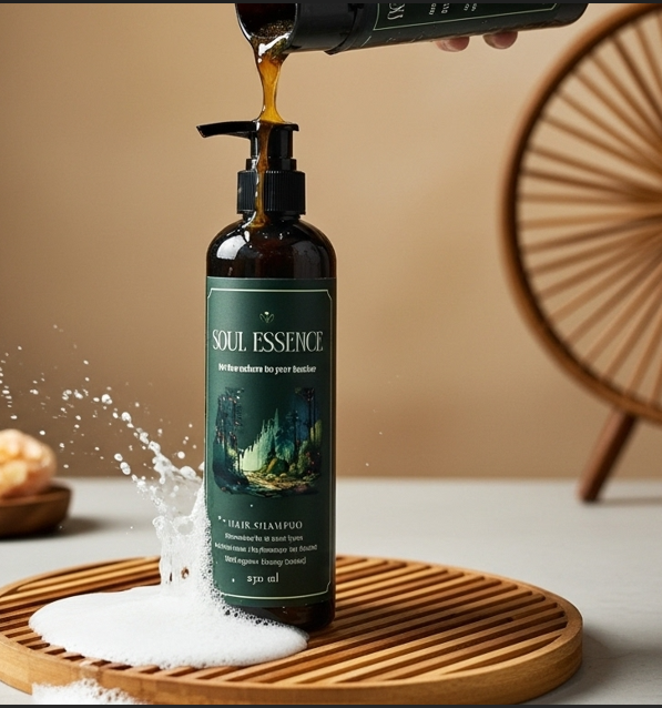 100% Organic Herbal Shampoo – Hair Growth, Anti-Dandruff & Hair Fall Control | Chemical-Free for All Hair Types