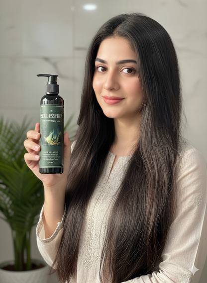 100% Organic Herbal Shampoo – Hair Growth, Anti-Dandruff & Hair Fall Control | Chemical-Free for All Hair Types